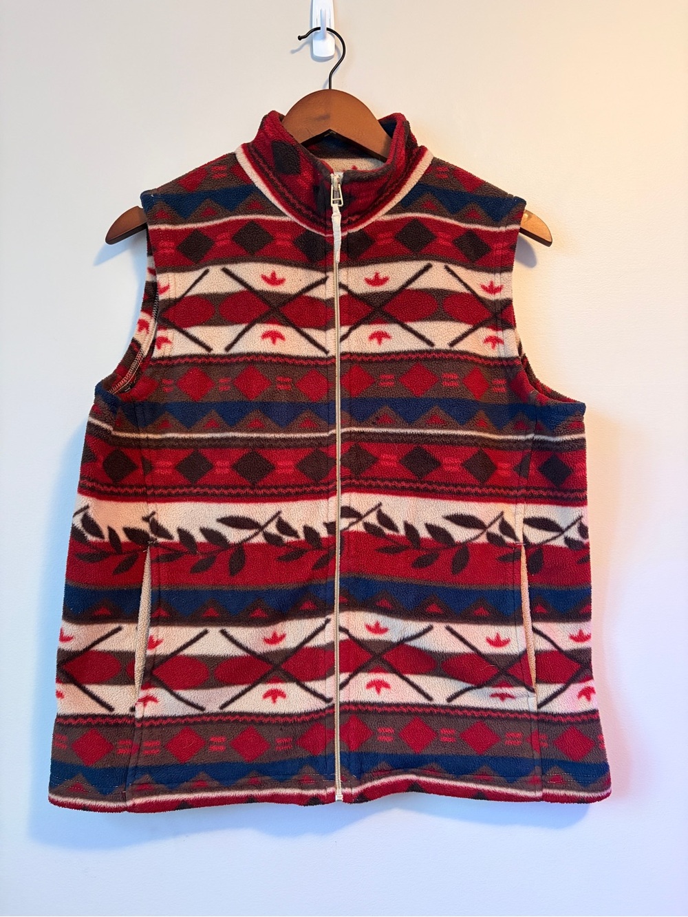 Northern Reflections Vintage Fleece Vest Medium M